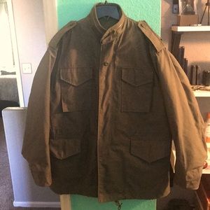 Alpha Industries Green Field Coat M-65 Size Large